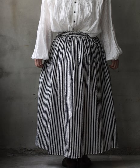 cavane キャヴァネ / Gatehered Petti Skirt Cotton100スカート/ ca-26052