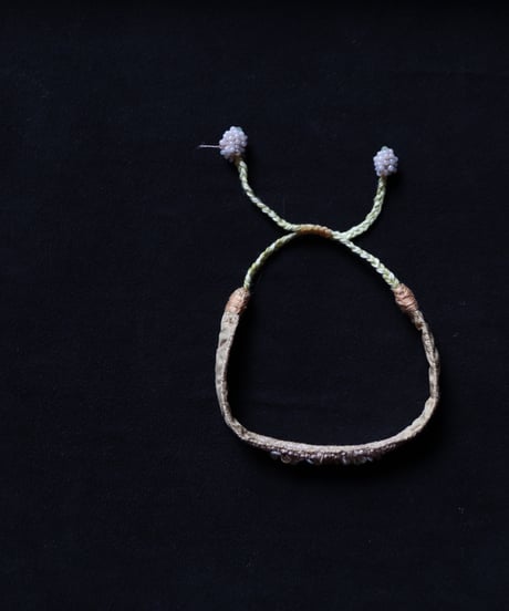 Antonia Rossi (Antomoon)/ Artisan Embroidered bracelets in vintage silkブレスレット / An-26011