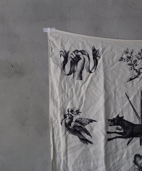 ALEKSANDR MANAMISアレクサンダーマナミ/ NOIR NOIR HANDKERCHIEF SCARFスカーフ / am-26011