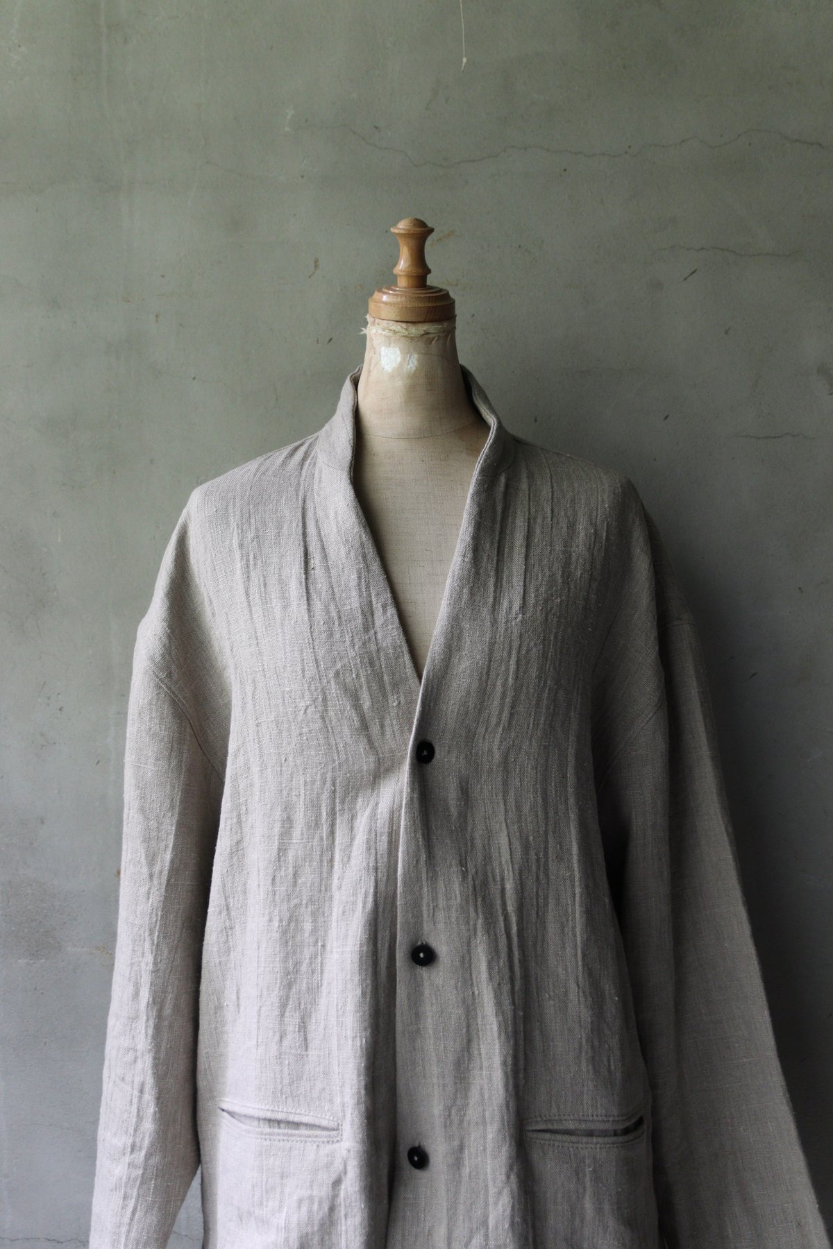 klause ベラルーシリネン ジャケット klauseクロイゼ / H.O.R Jacket Belarus linen(平織/中厚手)