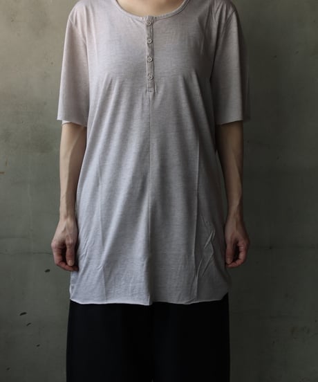 daubドーブ / HENLEY NECK T-SHIRT CENTRAL SEAM Tシャツ / da-25011
