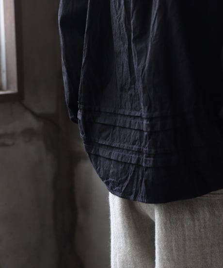 cavane キャヴァネ / Raglan puff-sleeve blouse Jacquardブラウス / ca-26022