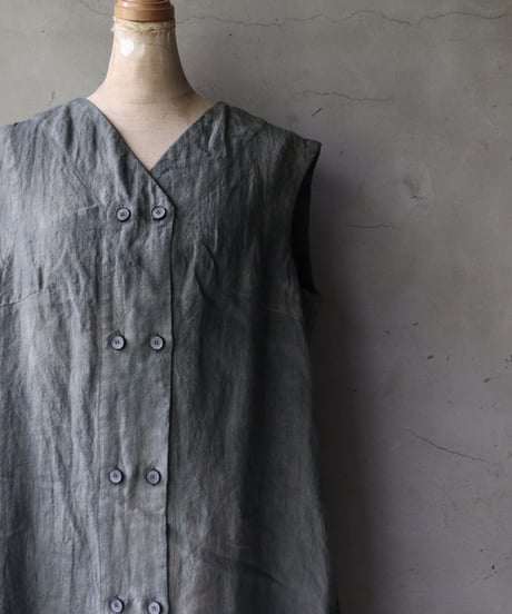 BIEK VERSTAPPEN / DOUBLE BREASTED DRESSワンピース/ Bie-25015(DR04-F)
