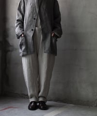 klauseクロイゼ / Tailored Jacket Linen100 Herring-boneジャケット/ kla-25023