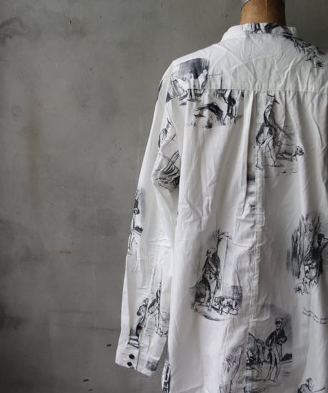 ALEKSANDR MANAMISアレクサンダーマナミ/ THE HUNTER COLLAR STAND SHIRTシャツ / am-24035