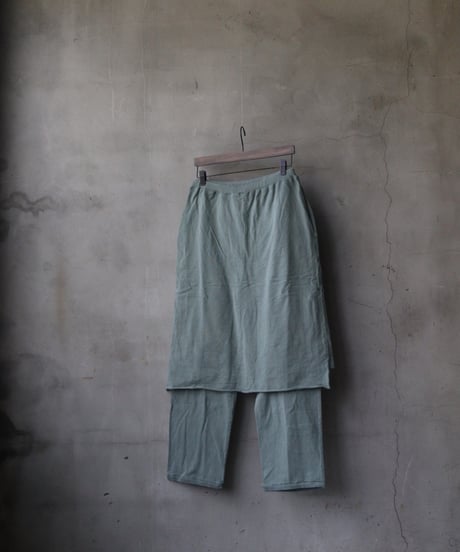 Dulcamara ドゥルカマラ /ピグメントジャージーレイヤードスカートPT UNISEX / dl-25008(D125-P1151)