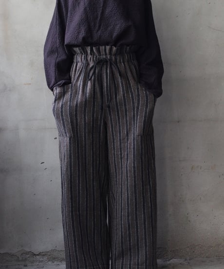 cavane キャヴァネ / Side-Pocket wide pants woolパンツ / ca-25154