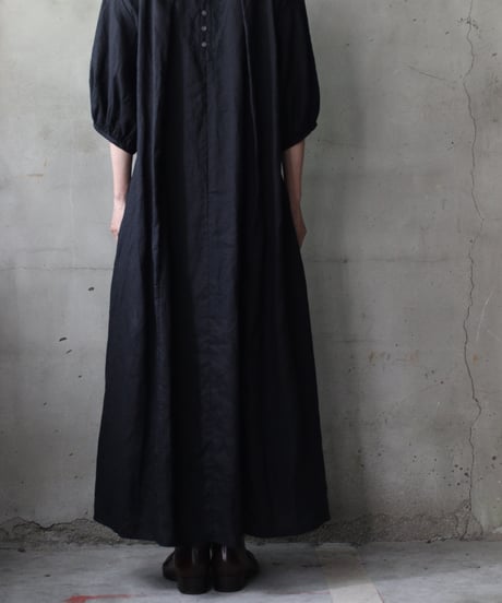 cavane キャヴァネ / Over Tuck Linen100 Dressワンピース / ca-25127