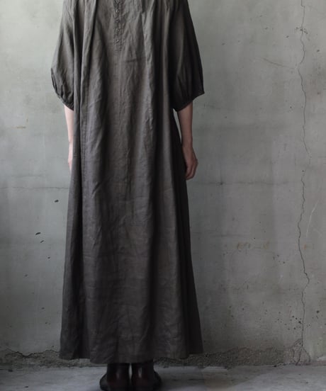 cavane キャヴァネ / Over Tuck Linen100 Dressワンピース / ca-25128