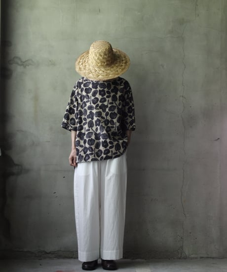 cavane キャヴァネ / Wide Cotton/Linen100 TrousersⅡ パンツ/ ca-25107