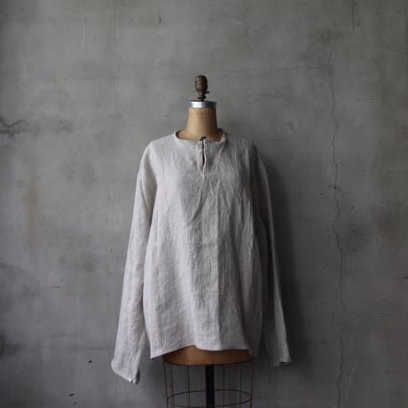 Plantation リネンキャンブリック チュニック 白 ゆったり 日本製 fog linen work(フォグリネンワーク)レンピ チュニック | 山口県