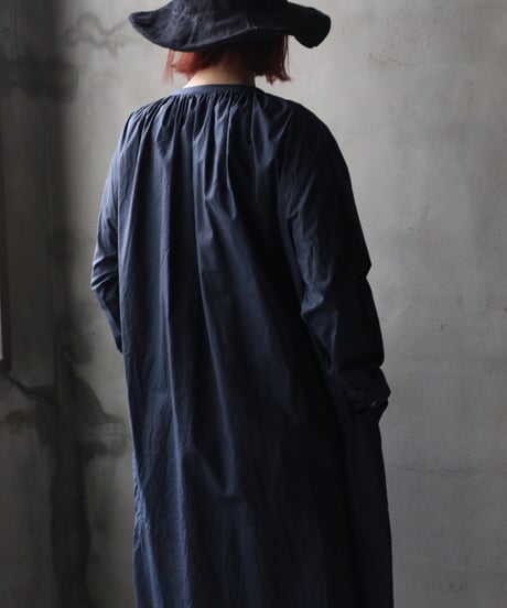 cavane キャヴァネ / Organic cotton Gathered-Dressワンピース / ca-25760
