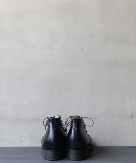 TATAROU with cavane limited shoes / Balmoral Ankle Shoes Horse leather靴 /  Tat-26002