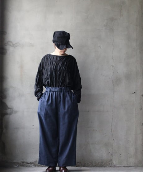 cavane キャヴァネ / St-Wide TrousersⅡ Cotton&Linenパンツ/ ca-26047