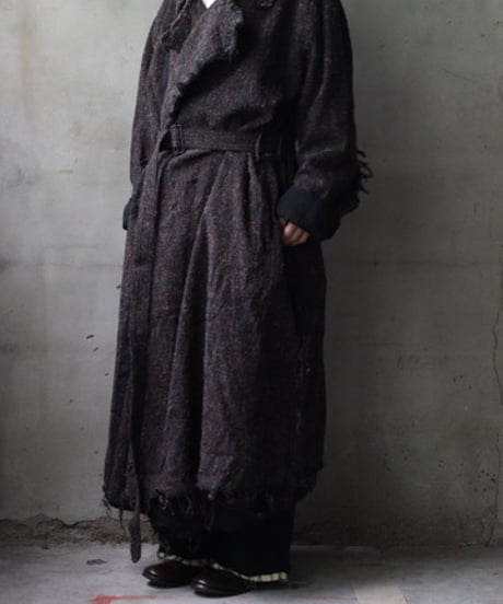 KLASICA クラシカ / Cut off Hem Blend Gown Coat" HM-C " / kl-25032