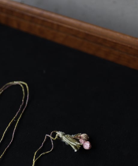 Antonia Rossi (Antomoon)/ Embroidered Heart Necklaceネックレス / An-25008