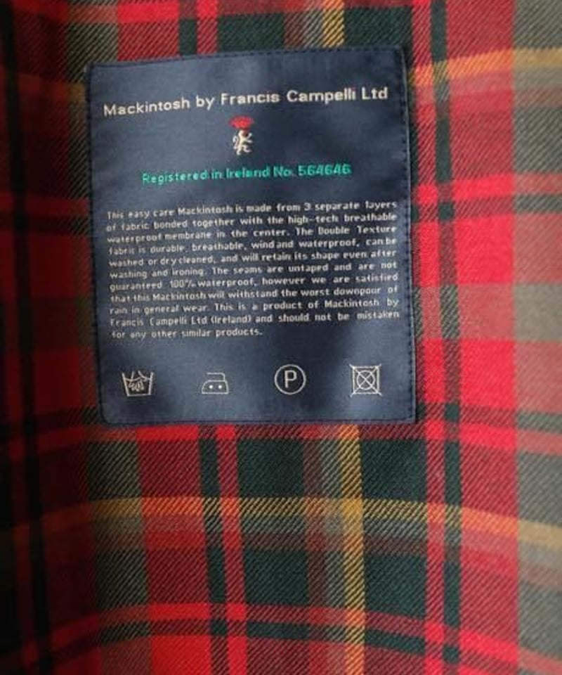 Mackintosh by Francis Campelli マッキントッシュ フランシスキャ