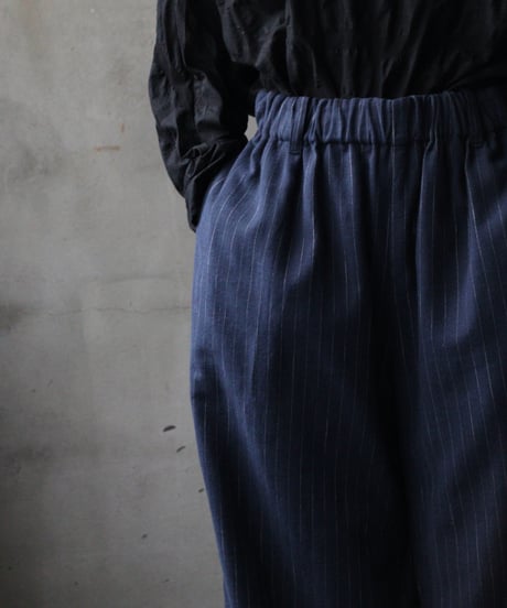 cavane キャヴァネ / St-Wide TrousersⅡ Cotton&Linenパンツ/ ca-26047