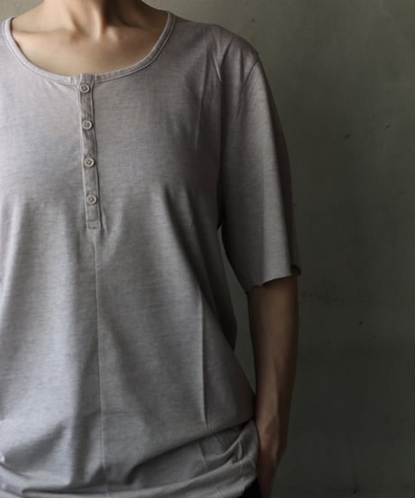 daubドーブ / HENLEY NECK T-SHIRT CENTRAL SEAM Tシャツ / da-25011