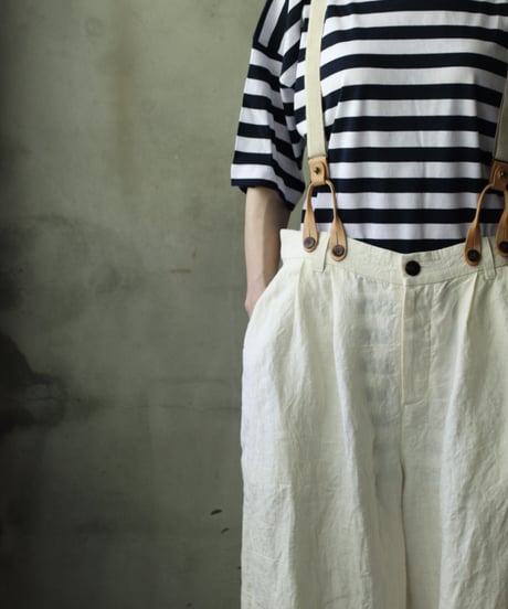 cavane キャヴァネ / Over-Tuck pants with suspenderパンツ / ca-26080