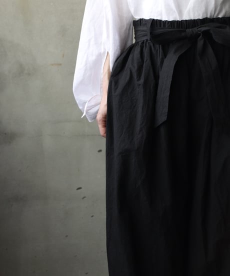 cavane キャヴァネ / Volume Wide Pants with Belt Cott cavane キャヴァネ / Volume Wide Pants with Belt Cott