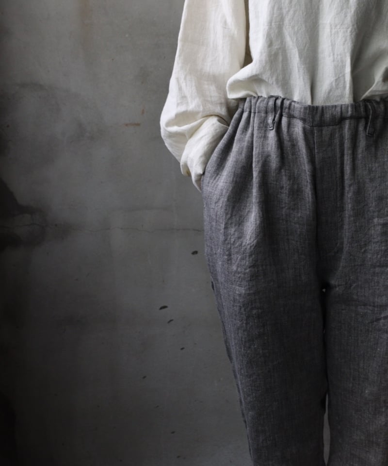 klauseクロイゼ / Linen Herring-bone Loose Fitting T klauseクロイゼ / Linen Herring-bone Loose Fitting T