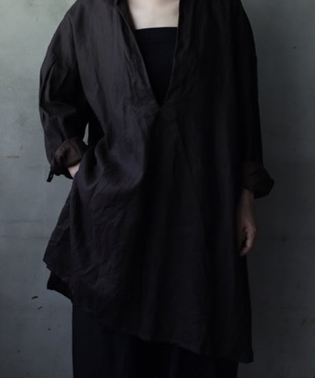 KLASICA クラシカ / Neo Collar P/O Shirts "SH-045"-BGシャツ / kl-25002