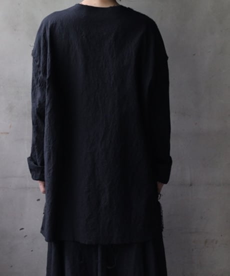Cavalier Meiko Takahashi / Cave collarless shirt#79 / Me-25008