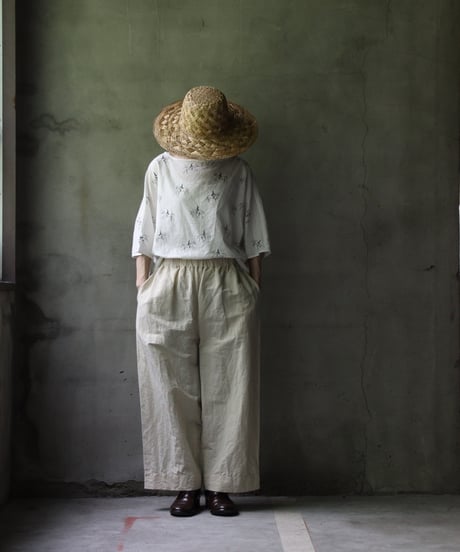 cavane キャヴァネ / Tunic half-sleeve Cotton/Linen100シャツ / ca-25082