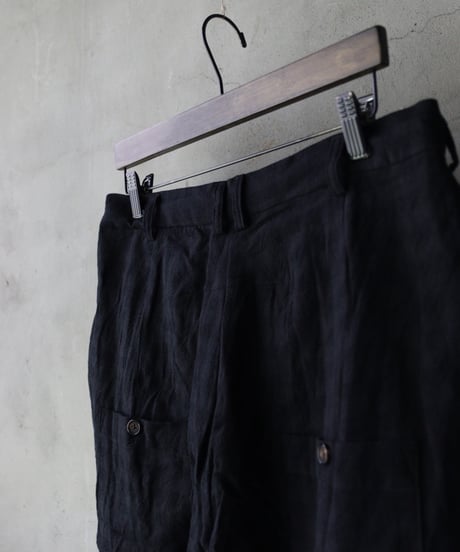 ALEKSANDR MANAMISアレクサンダーマナミ/ BLACK CHECK LOOSE PANT - CHECKED BLACKトラウザーズ / am-25022