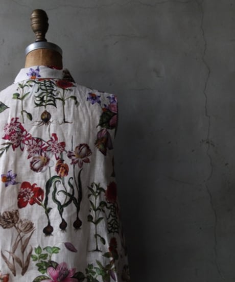 MARIA TURRIマリア・トゥッリ / BOTANICAL SHIRTノースリーブ / MA-26008(49103)