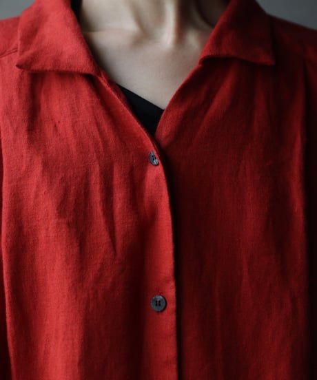 cavane キャヴァネ / Over-Dress Coat linen100ドレスコート / ca-25163