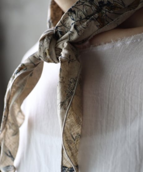 cavane キャヴァネ / Scarf Linen&Cotton limited スカーフ / ca-25118