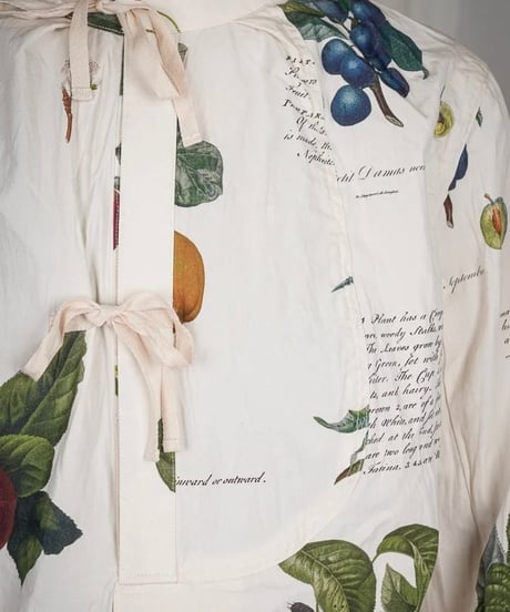 ALEKSANDR MANAMISアレクサンダーマナミ/ LES FRUITS WORKERS BOW SHIRTプルシャツ / am-26006