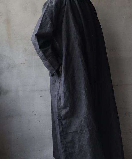 klauseクロイゼ / Gather shirt long length / kla-23020