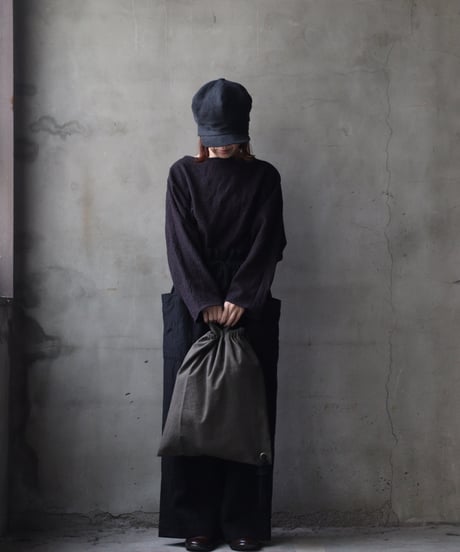 cavane キャヴァネ / Rope sack cotton & linen100バッグ/ ca-25169