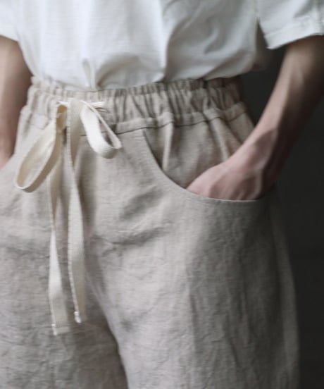 der antagonist デ アンタゴニスト / Trousers Linen100パンツ/ P20BLEC25
