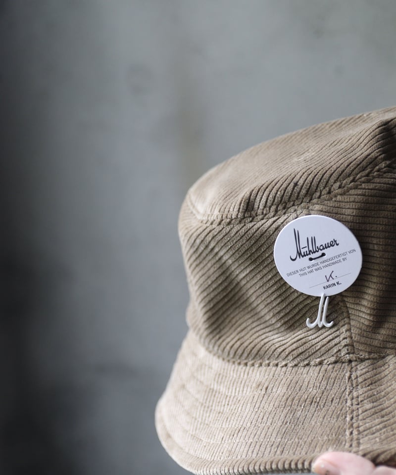 MUHLBAUER バケットハット　visitfor MUHLBAUER-BUCKET HAT/RED - VISITFOR