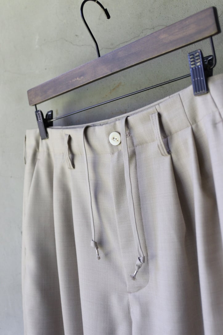 Dulcamara ドゥルカマラ /よそいきシンプル2タックワイドPT UNISEX