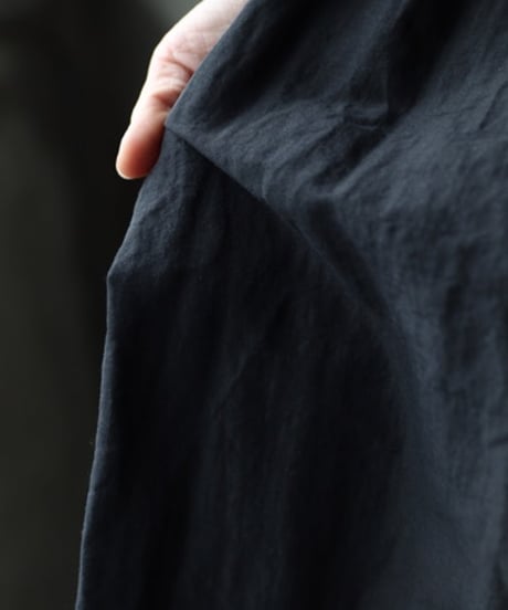 cavane キャヴァネ / Gathered Waist Sleeveless Dress Linen&Cotton100ワンピース / ca-26033