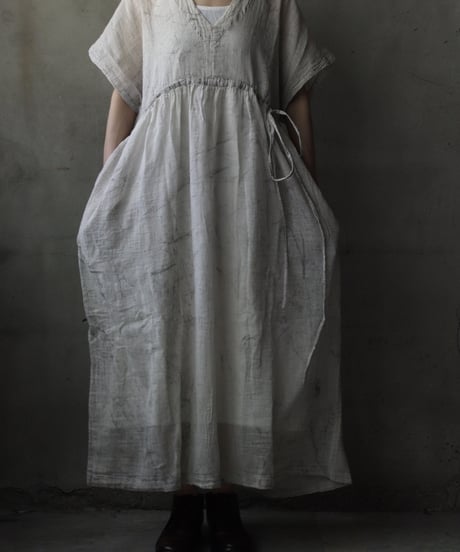 daubドーブ / HAND DYED DRESS COTTON100ワンピース / da-26011(AB57/T117)