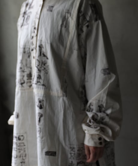 ALEKSANDR MANAMISアレクサンダーマナミ/ LES CREATURES TONGUE SHIRT ORNAMENTシャツ / am-25003