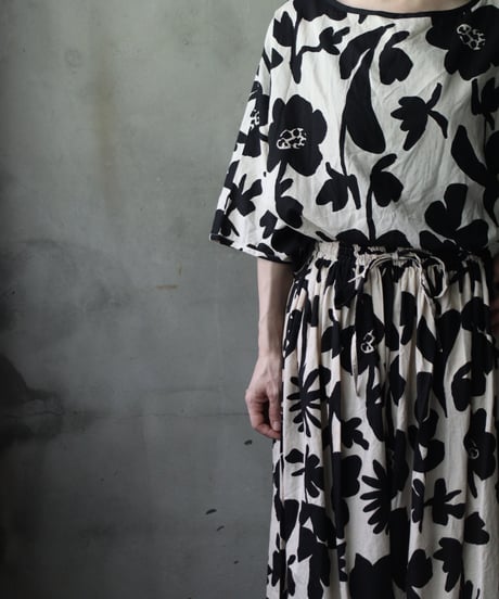 cavane キャヴァネ / Tunic half-sleeve Cotton/Linen100シャツ / ca-25080