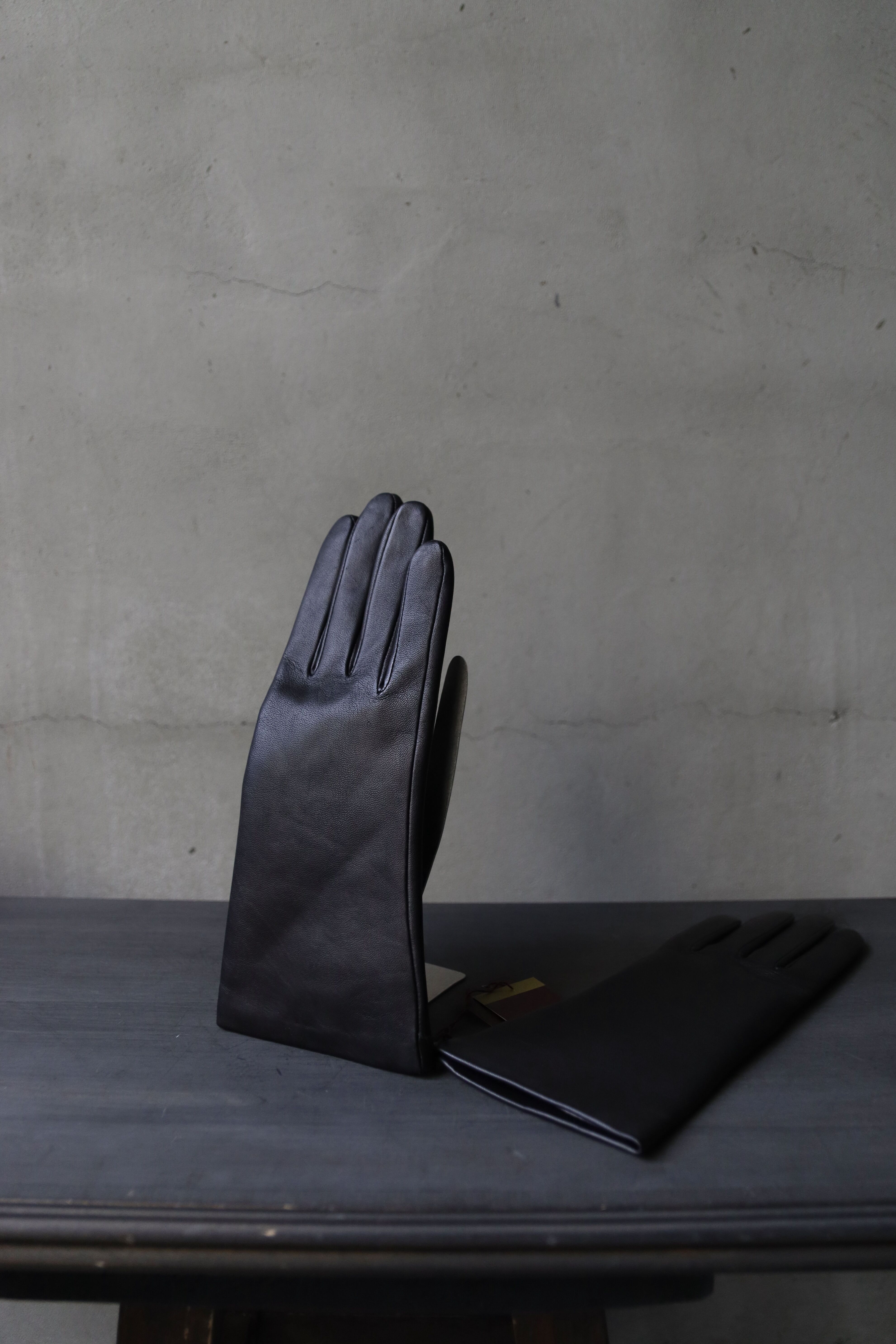 AGNELLE アニュエル / Lamb skin Leather gloves 革手袋 /