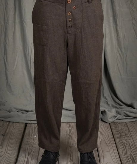 ALEKSANDR MANAMISアレクサンダーマナミ/ ETUIDE 19IEME PANT - VINTAGE WRENトラウザーズ / am-25017
