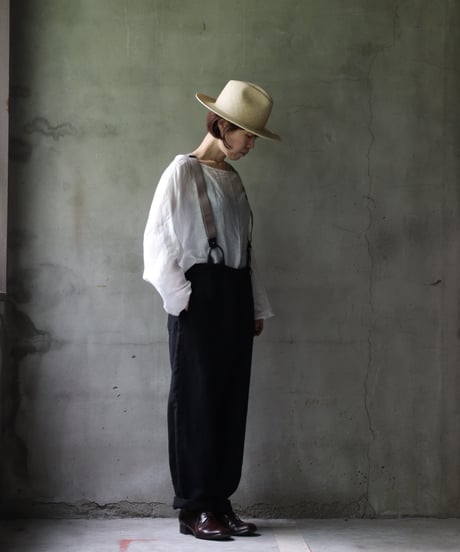 cavane キャヴァネ / Over-pants with suspenderパンツ / ca-25069