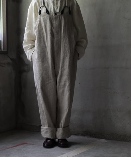 klauseクロイゼ / Overalls C/L Stripeオーバーオール/ kla-25006