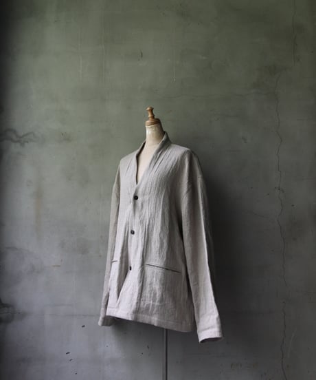 klauseクロイゼ / H.O.R Jacket Belarus linen(平織/中厚手)ジャケット/ kla-25015