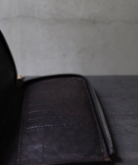 ALEKSANDR MANAMISアレクサンダーマナミ/ AM-T SOFFIETTO WALLET - BROWN革財布 /am-26016