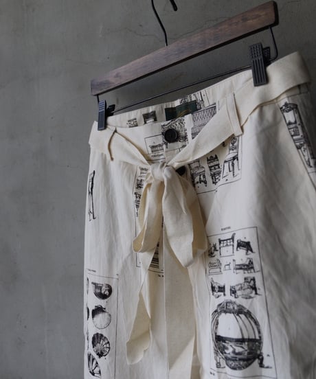 ALEKSANDR MANAMISアレクサンダーマナミ/ LES CREATURES SUMMER PANTトラウザーズ / am-25009